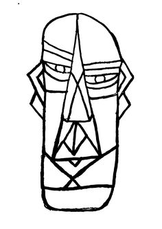 236x333 Geometric Face Drawing Graphic Works Geometric Face