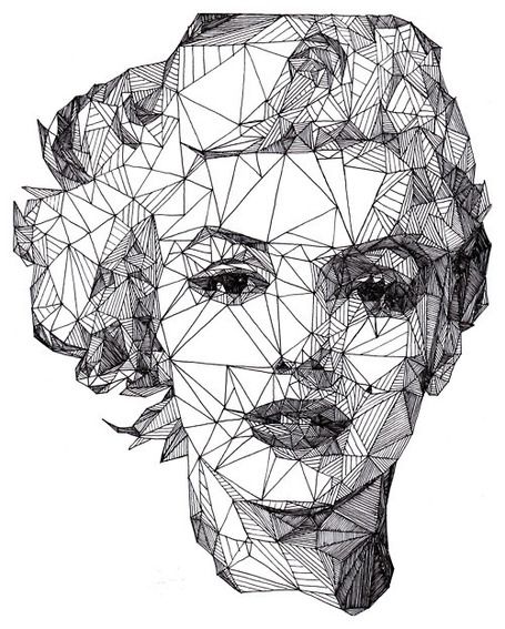 455x567 Une Marilyn Bien Art Illustration Amp Scribble
