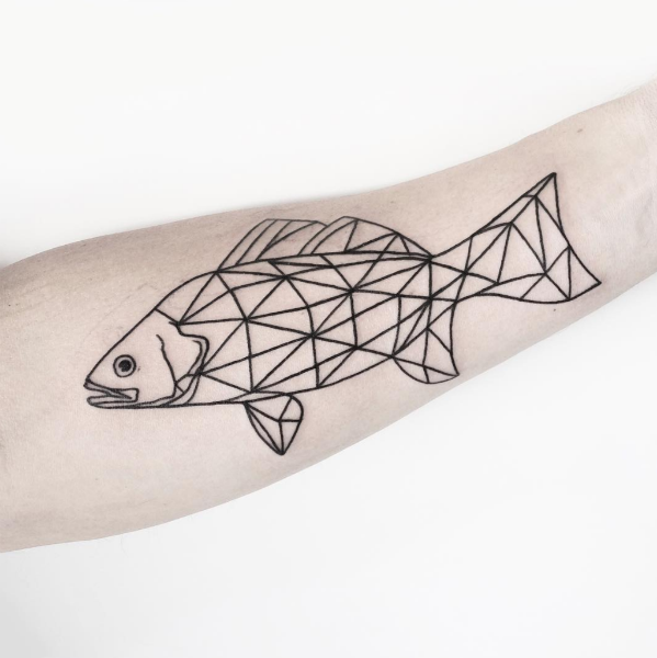599x600 Find The Harmony Of Geometry In These Beautiful Tattoos By Malvina