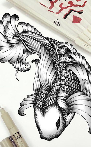 376x604 Wow O ~ Tattoo Koi Art Ideas De Tatuajes Koi Art
