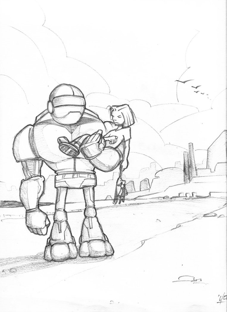 763x1047 Big Guy And Little Girl By Youldesign