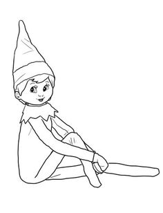 236x308 How To Draw An Elf On The Shelf