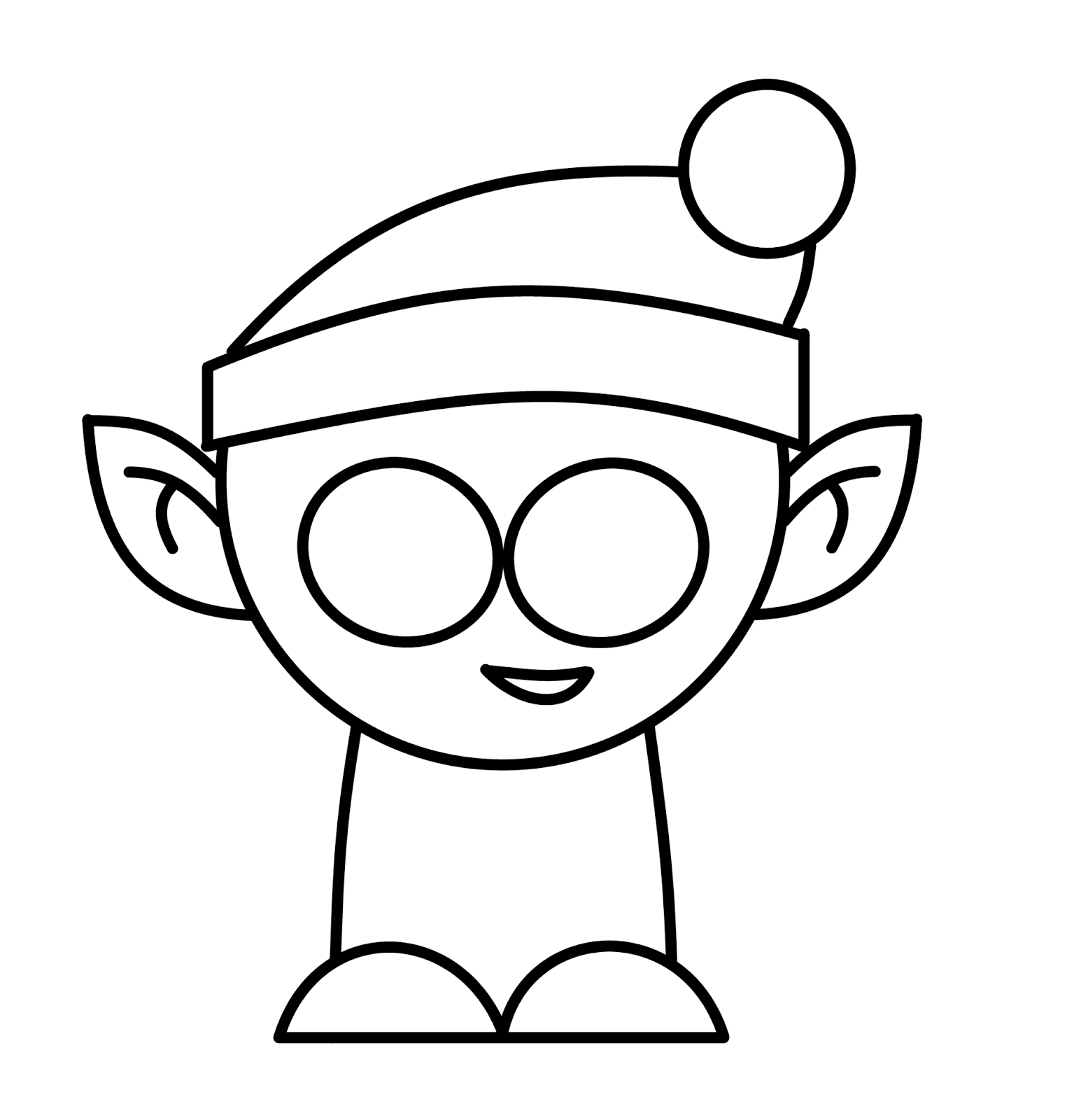 1555x1600 How To Draw Cartoons Christmas Elf
