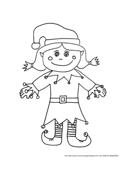 270x350 Christmas Free How To Draw A Girl Elf By Art With Jenny K Tpt