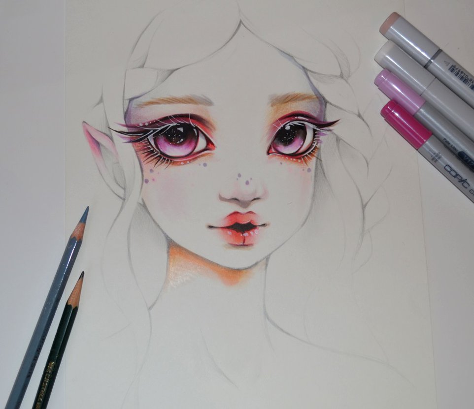 962x831 Light Elf Girl By Lighane
