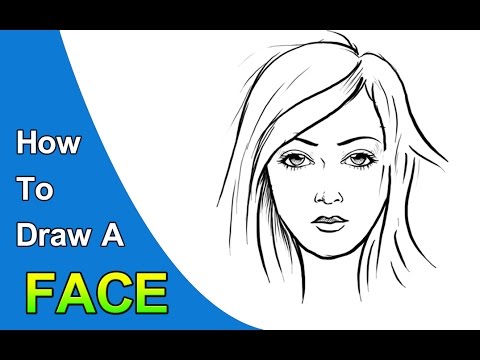 480x360 How To Draw A Girl Face Front View Step By Step Easy Drawing