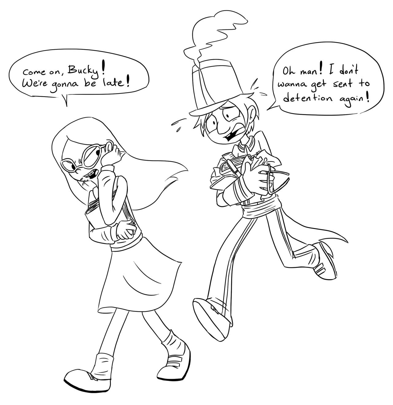 1280x1316 Flute Girl And Bucky Just Wanted To Give A Shot