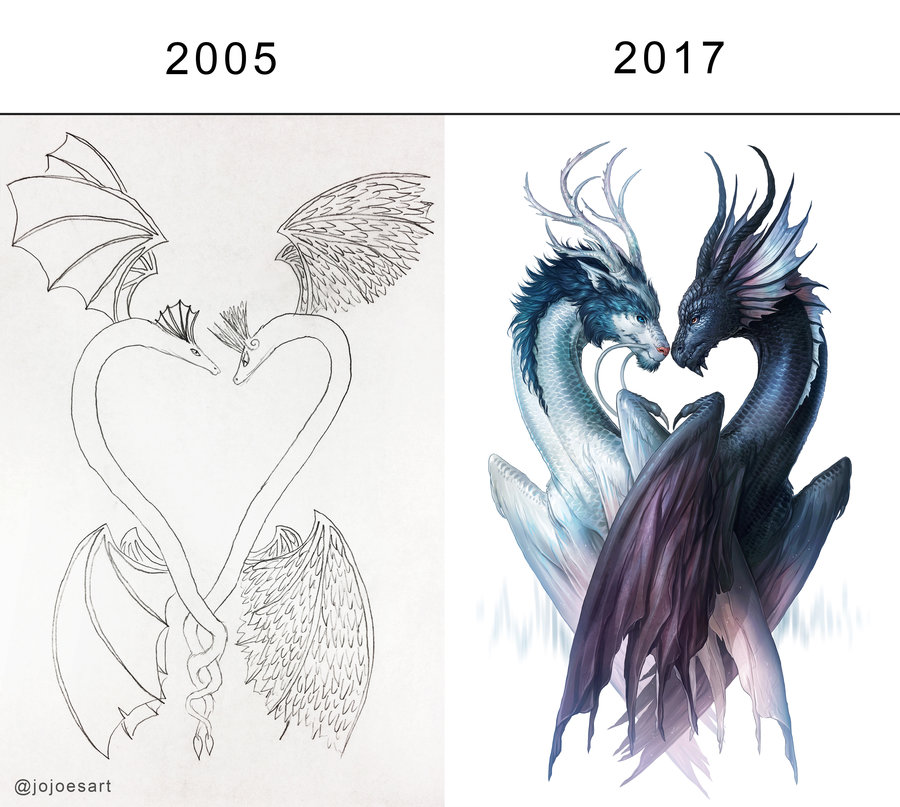 900x807 Never Give Up Your Art! By Jojoesart