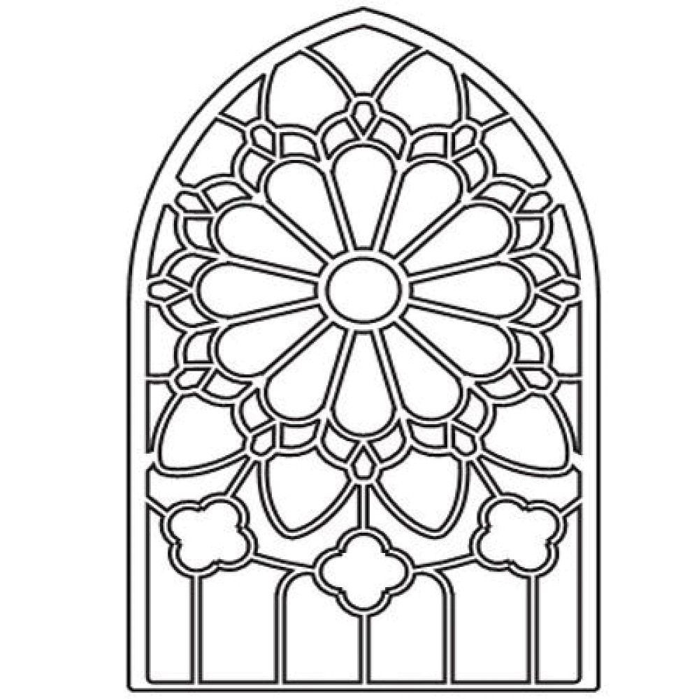 1000x1000 Stained Glass Window Coloring Pages Awesome Stained Glass Coloring