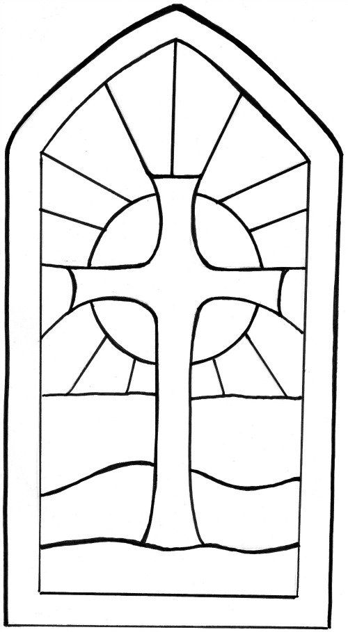 500x909 Stained Glass Window Template Stain Glass Ideas