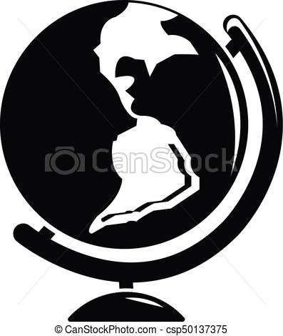 397x470 Globe Icon, Simple Black Style. Globe Icon. Simple Vectors