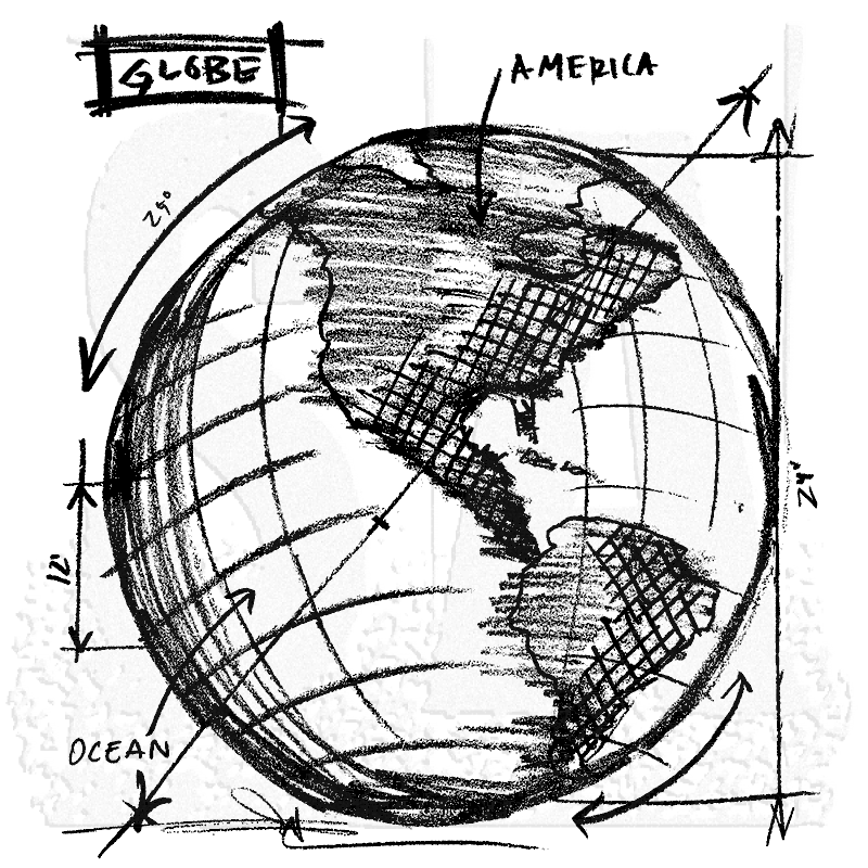 800x800 Tim Holtz Wood Mounted Stamp