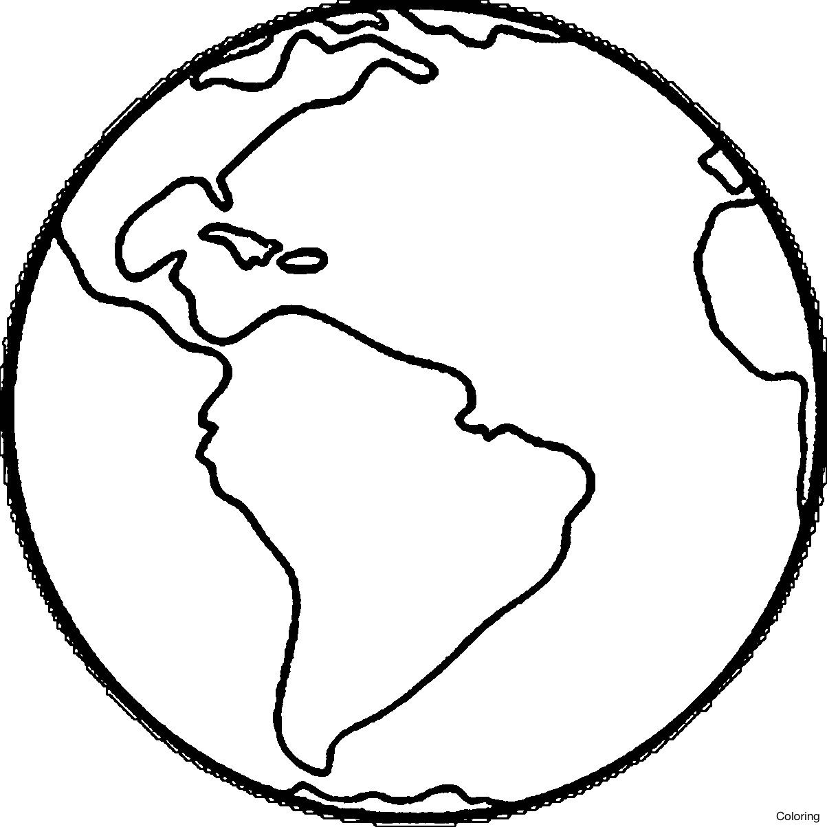 1203x1203 Wonderful Globe Coloring Page Snow Drawing For Home