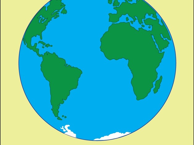 628x472 Simple Planet Globe