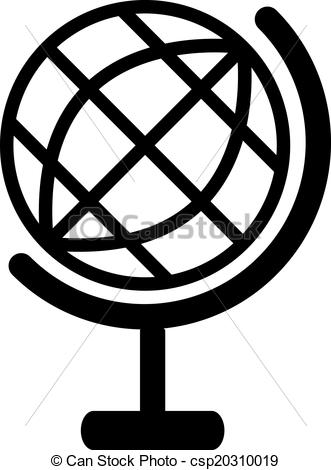 331x470 Vector Globe Icon Vector Clip Art