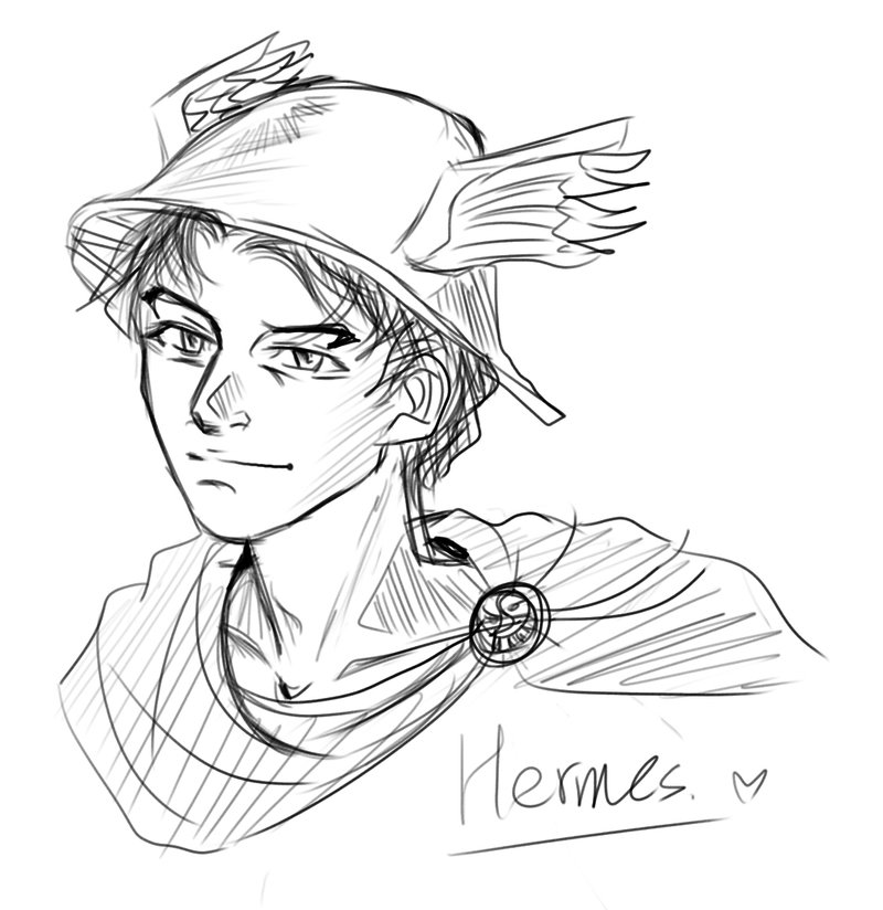 800x824 Hermes Sketch By Skylord1015