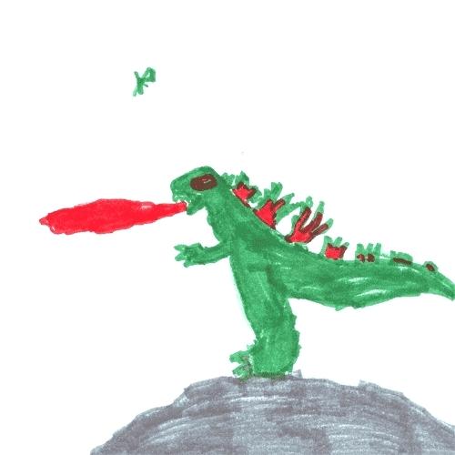 500x500 How To Draw Godzilla Plus Monsters Drawing Pointing At His Own