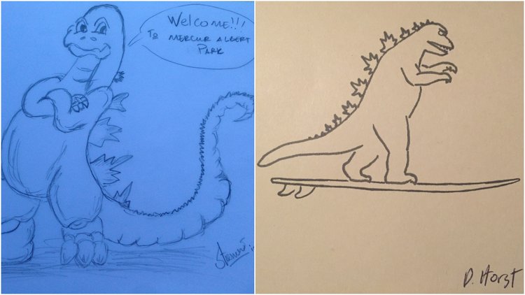 750x422 Man Asks For Drawing Of Godzilla Every Hotel He Stays