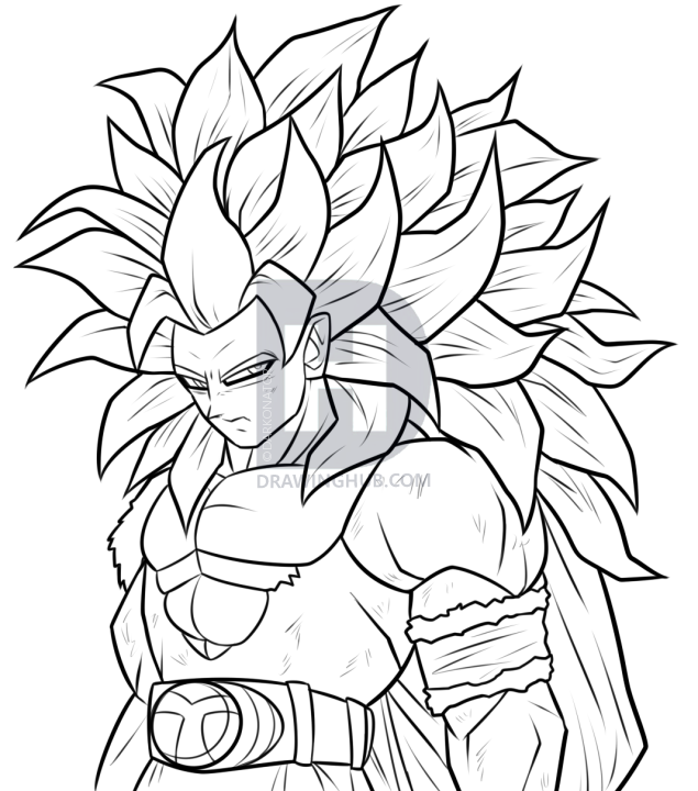 Goku Drawing Super Saiyan 5 at GetDrawings | Free download