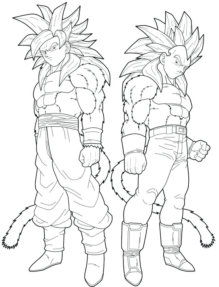 736x966 And Super Coloring Pages Dragon Ball Z Goku Super Saiyan 5
