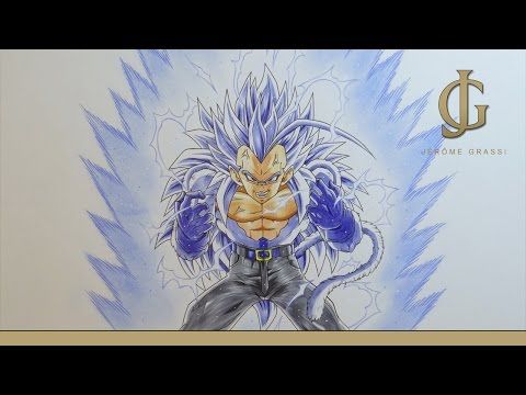 480x360 Drawing Vegeta (Ssj5super Saiyan 5) From Dragon Ball Af