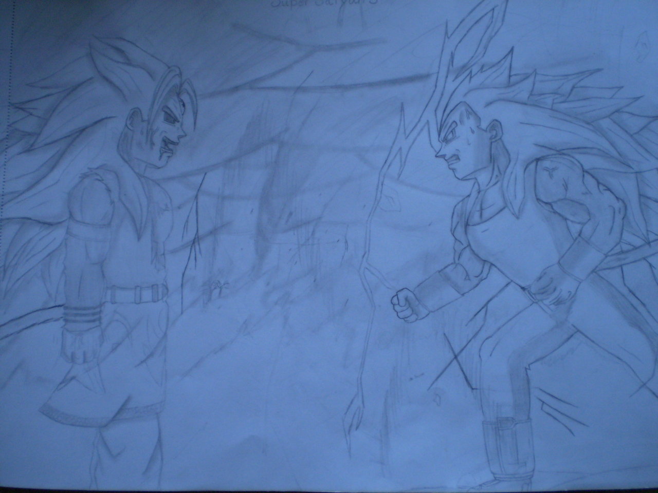 1280x960 Goku Vs Vegeta Super Saiyan 5 By Mariotime92