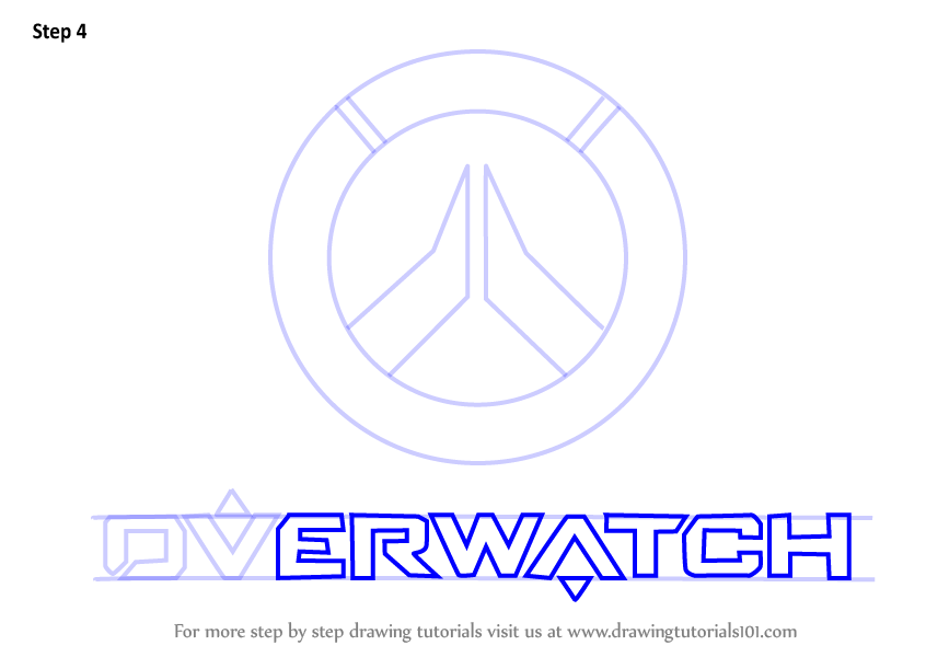 846x600 Learn How To Draw Overwatch Logo (Overwatch) Step By Step