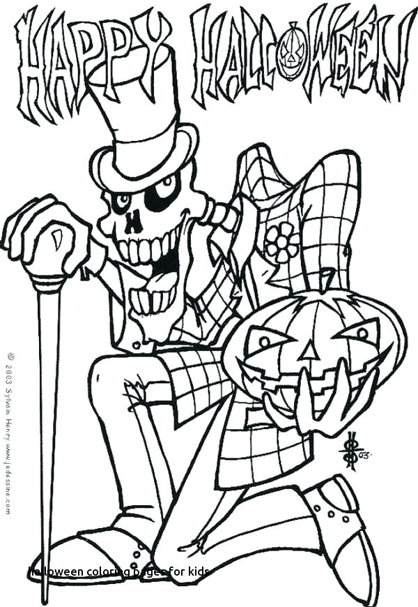 600x870 Fun Halloween Coloring Pages Sheets Kindergarten For Graders Grade