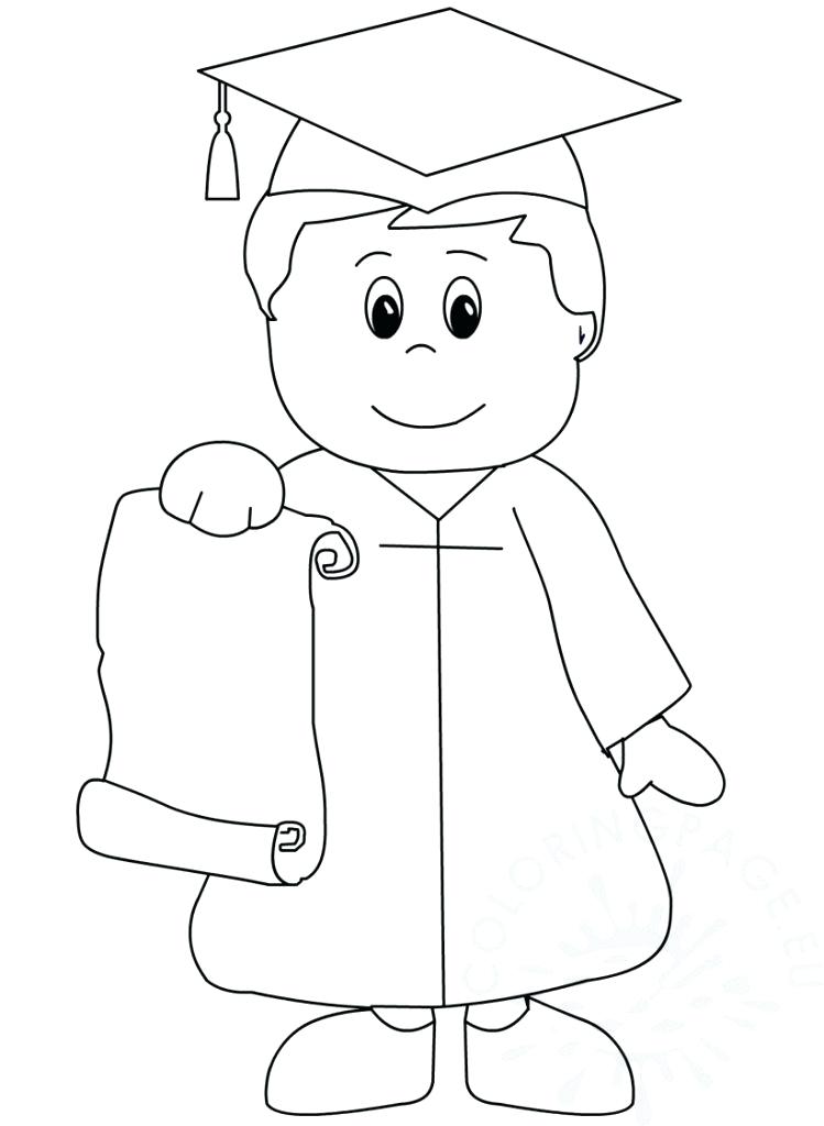 749x1024 Graduation Coloring Pages Printables Top Pages Awesome Design