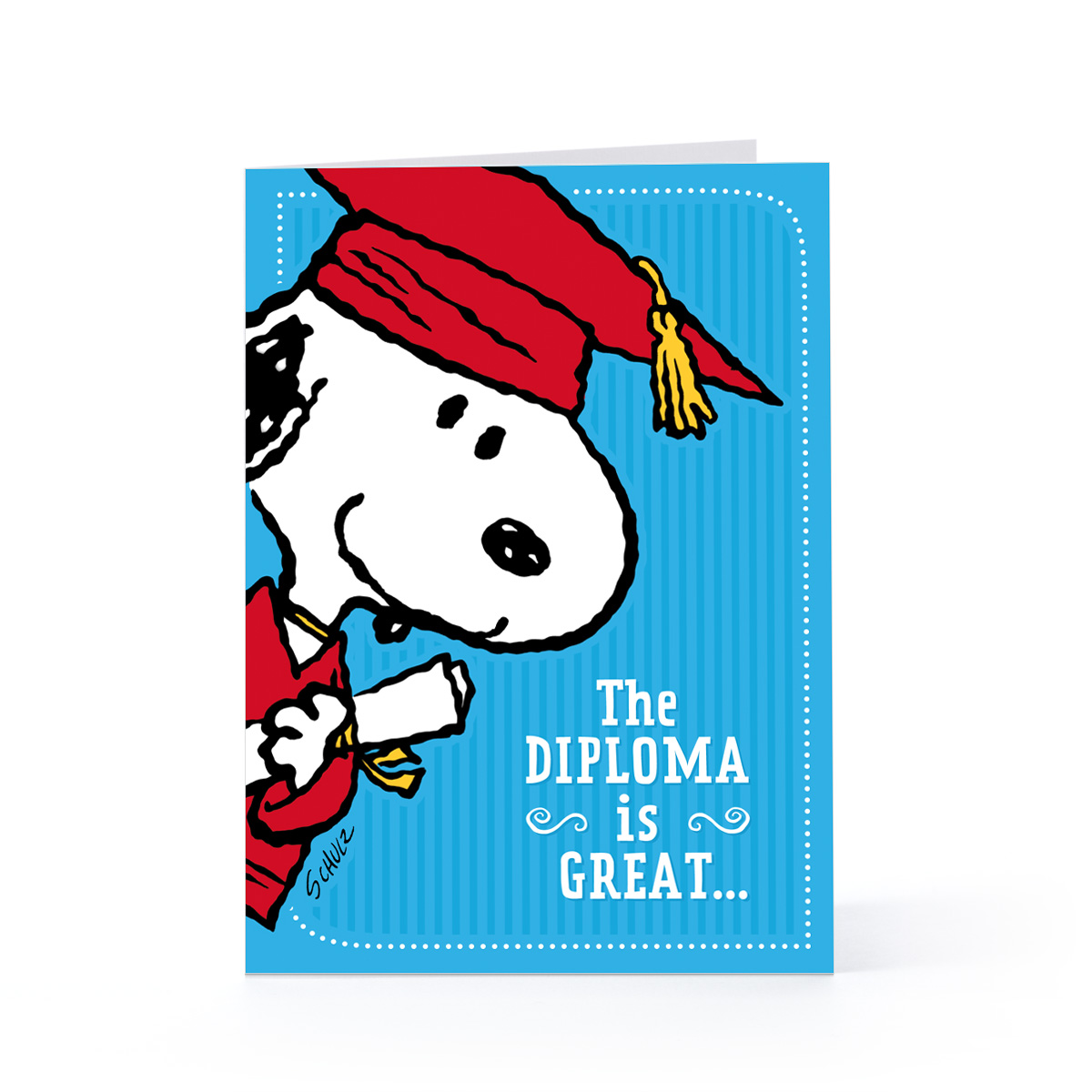 1200x1200 Cool Graduation Greeting Card Design Idea With Funny Snoopy