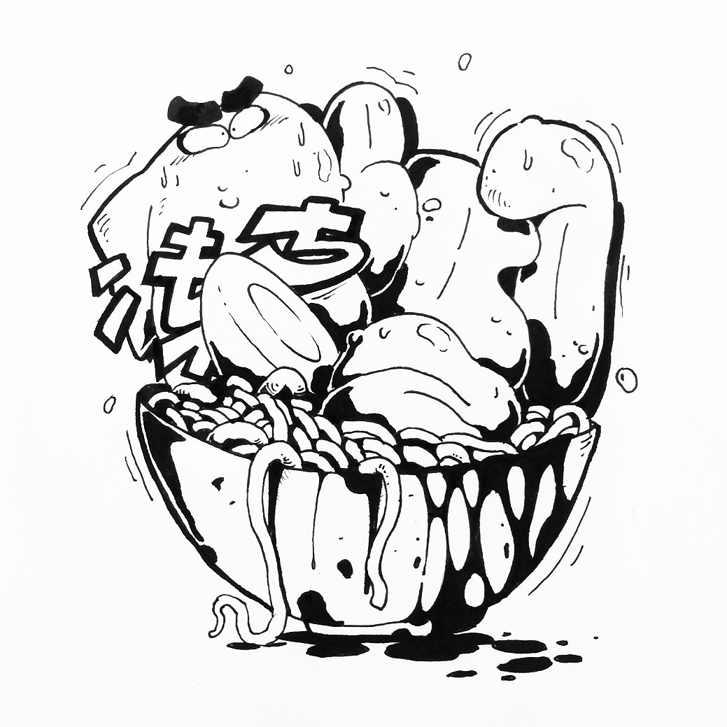1039x1039 Ramen Illustration Hashtag Images On Tumblr