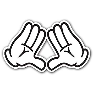 355x355 Adelia Co] Diamond Hand Sign Sticker Bomb Decal Series