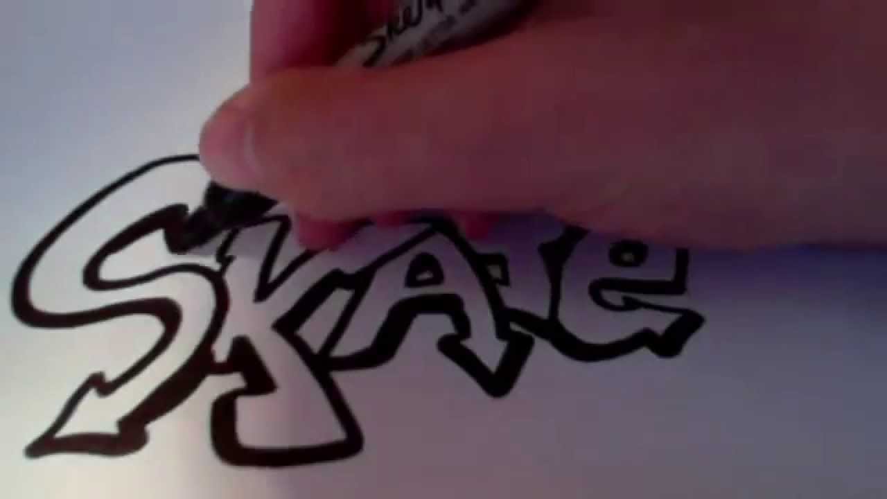 1280x720 Graffiti Tagging How To Tag! Skate