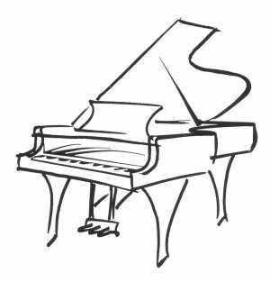 300x313 Grand Piano Tattoo