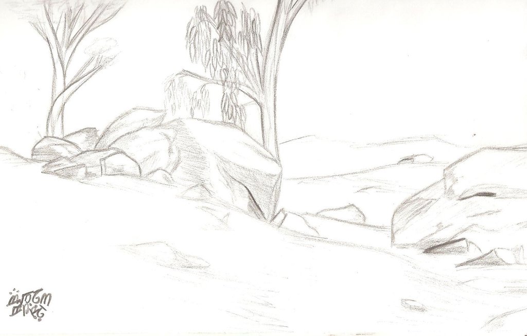 1024x653 Grassland Lineart By Theatomicpumpkin