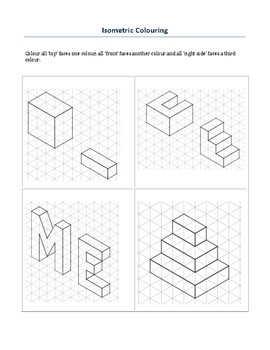 270x350 Isometric Drawings Teaching Resources Teachers Pay Teachers