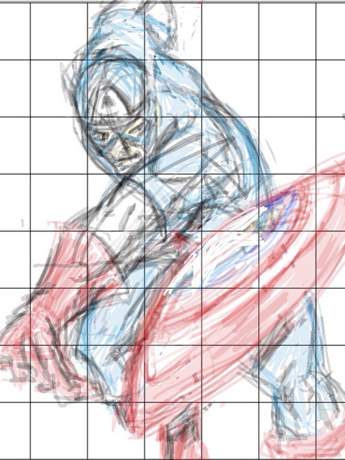 500x666 Renaissance Grid Drawing On Ipad W Drawcast