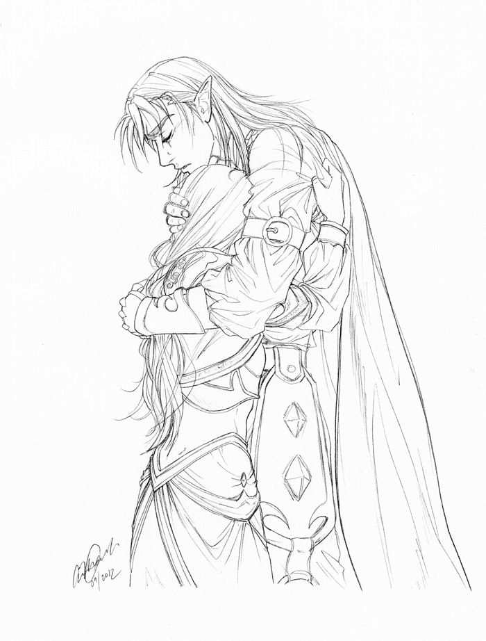 700x922 Jaina And Kalecgos Grief And Love By Anniecoleptic