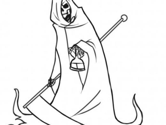 640x480 Drawn Grim Reaper Sketches