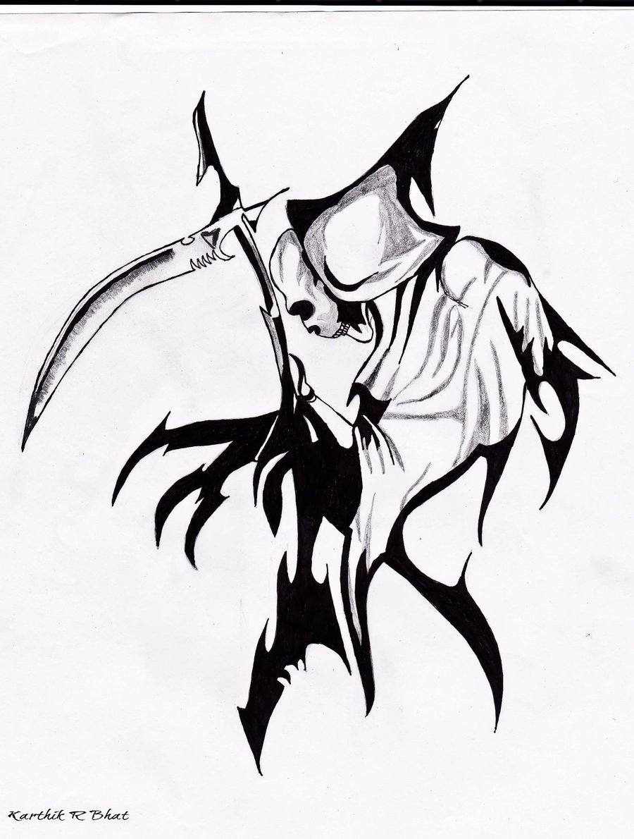 900x1190 Drawn Grim Reaper Awesome