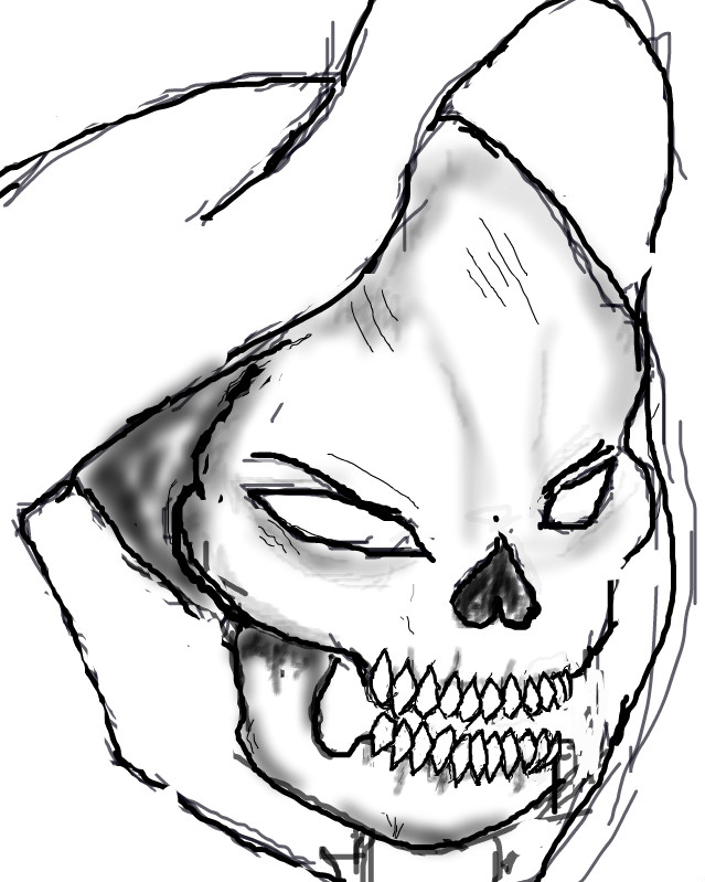 639x799 Grim Reaper (Not Done) A Character Speedpaint Drawing By