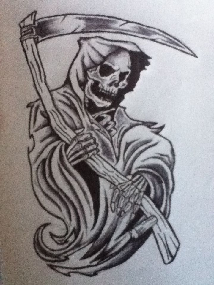 720x960 Pictures Grim Reaper Drawings,
