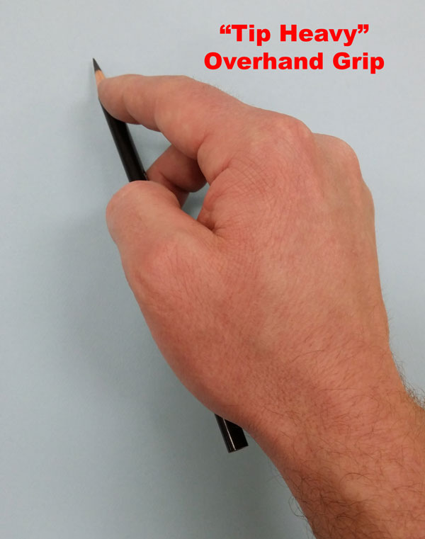 600x761 5 Grips For Holding A Pencil For Drawing