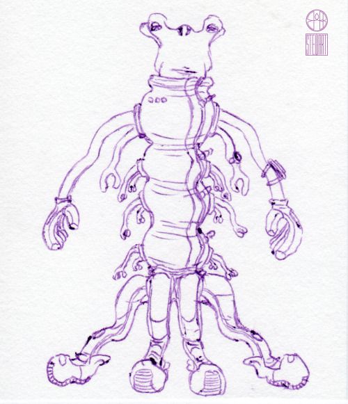 500x581 Challenge Day 044, Year 2 Zebra Purple Z Grip Medium Nib Pen