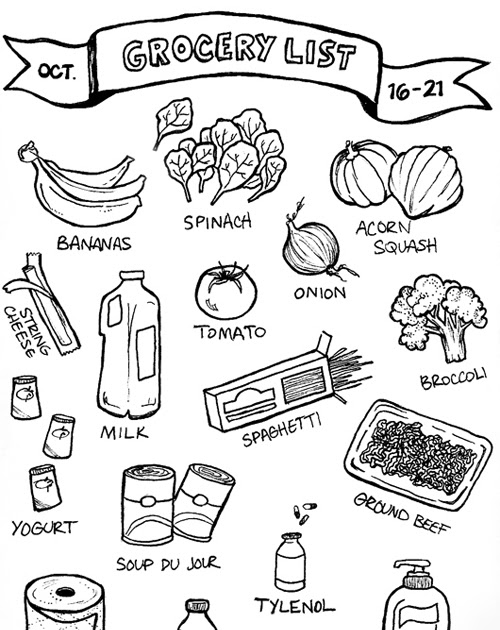 500x630 Gathered Heart Groceries An Illustrated List