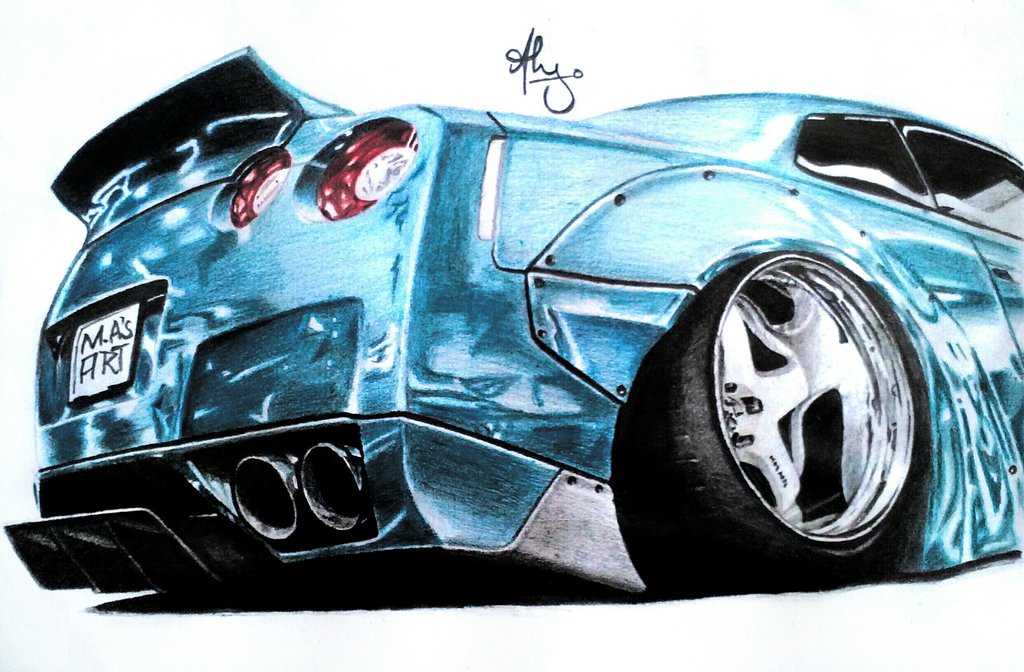 1024x672 Skyline R35 By Itzyopa