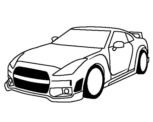 532x424 Coloring Pages Nissan Gtr Best Of Nissan Drawing