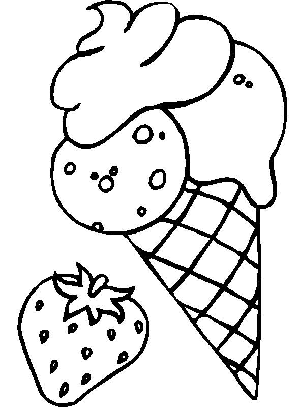 588x800 Ice Cream Coloring Pages For Free Download