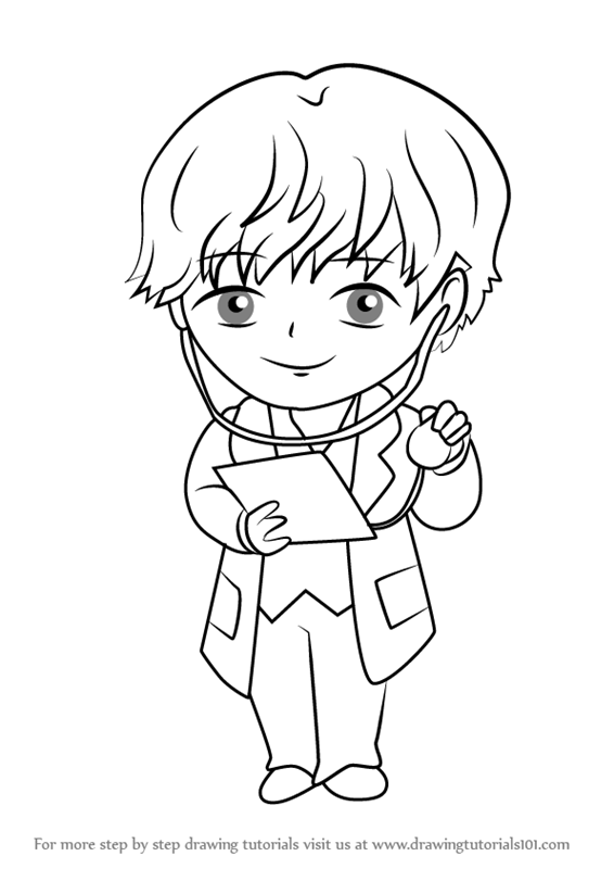 566x800 Learn How To Draw Doctor Guest From Mystic Messenger (Mystic