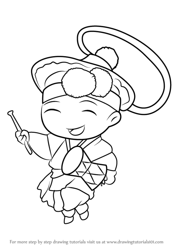 566x800 Learn How To Draw Tradition Guest From Mystic Messenger (Mystic